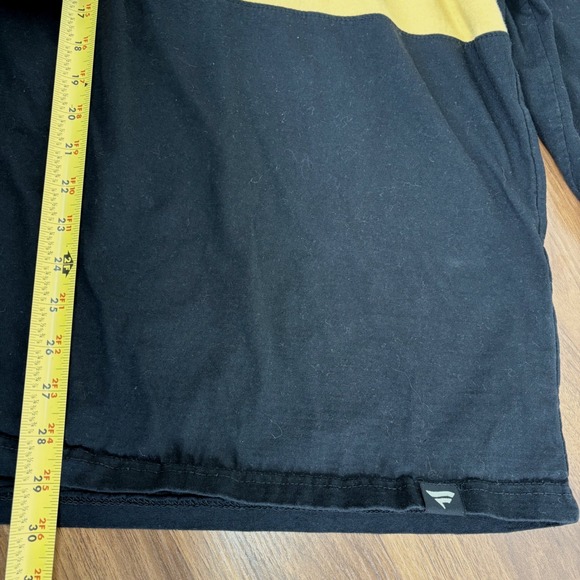 Fanatics Pittsburgh Steelers NFL Football Hooded Long Slv Shirt 3XL Black Yellow - Picture 10 of 11